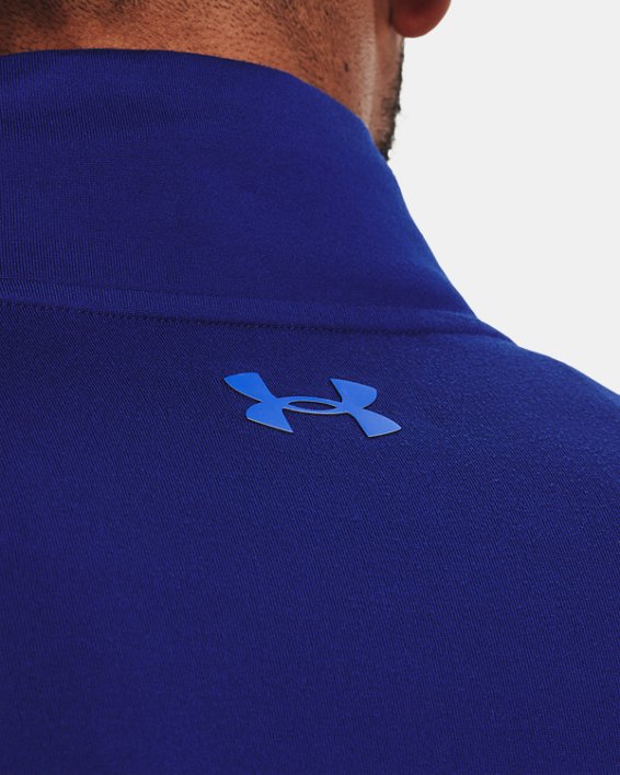 Men's UA Storm Midlayer ½ Zip, Blue, pdpMainDesktop image number 3